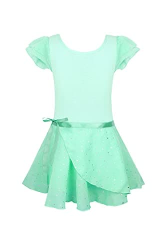 EQSJIU Removable Skirt Ballet Leotard Dance Outfit for Girls 2-12 Years