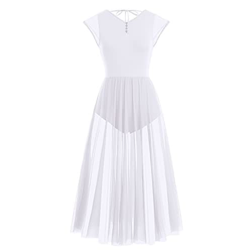 ODASDO Women's Flowing Maxi Dress for Lyrical and Contemporary Dance