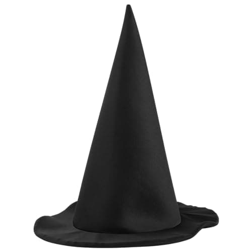 Spooktacular Black Witch Hat - Halloween Costume Accessory