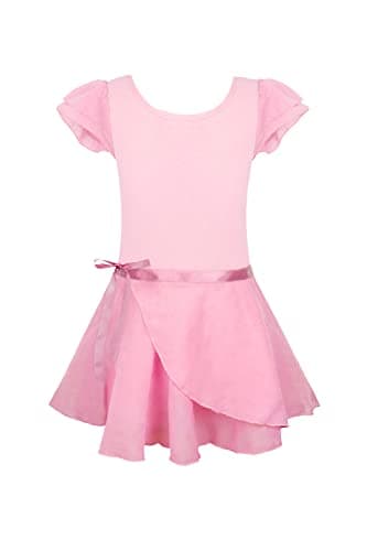 EQSJIU Removable Skirt Ballet Leotard Dance Outfit for Girls 2-12 Years