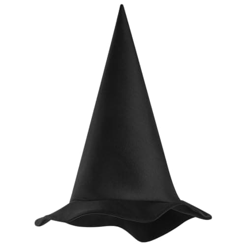 Spooktacular Black Witch Hat - Halloween Costume Accessory