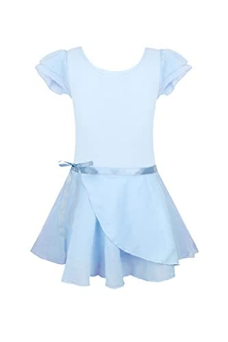 EQSJIU Removable Skirt Ballet Leotard Dance Outfit for Girls 2-12 Years