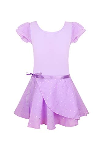 EQSJIU Removable Skirt Ballet Leotard Dance Outfit for Girls 2-12 Years