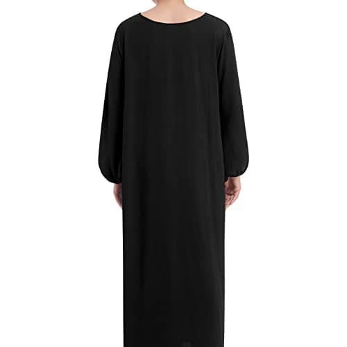 IMEKIS Women Muslim Abaya Maxi Dress