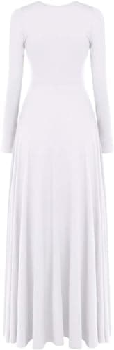 ORIDOOR Women's Modern Worship Liturgical Dance Dress Full Length Church Robe