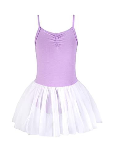 Nude Toddler Ballet Leotard and Skirt for Girls 2-10 Years