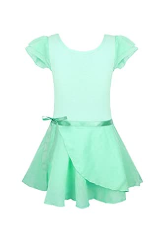 EQSJIU Removable Skirt Ballet Leotard Dance Outfit for Girls 2-12 Years
