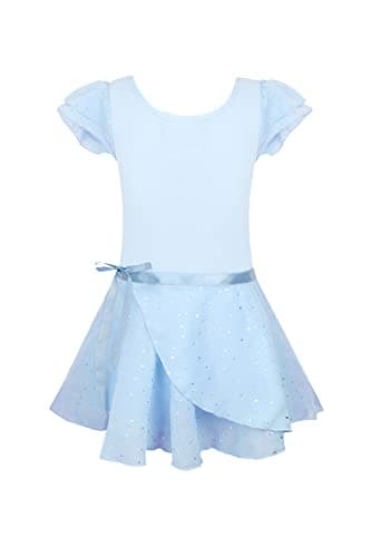 EQSJIU Removable Skirt Ballet Leotard Dance Outfit for Girls 2-12 Years