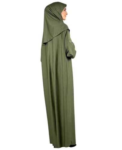 Prien Women's Hijab Rug Tasbih Islamic Prayer Dress for Eid Ramadan