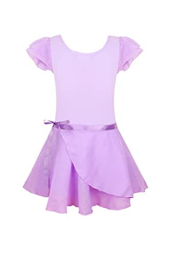 EQSJIU Removable Skirt Ballet Leotard Dance Outfit for Girls 2-12 Years
