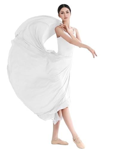 ZYACTU Women's Lyrical Dance Halter Split Skirt Costume