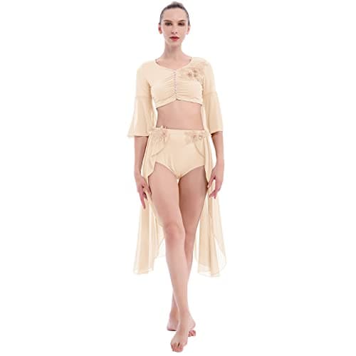 ODASDO Women's Lyrical Dance Two-Piece Outfit