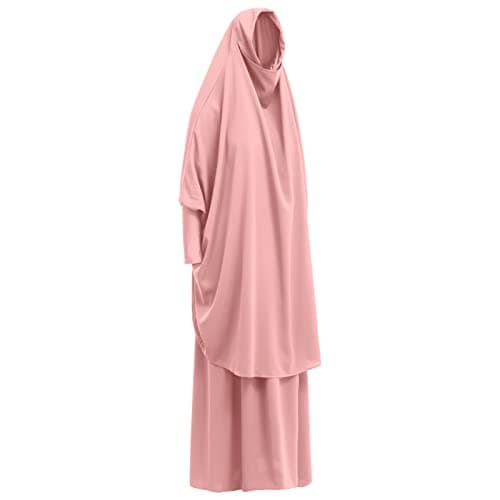 IBTOM CASTLE Women's Muslim Hijab Prayer Dress Maxi Cardi Robe