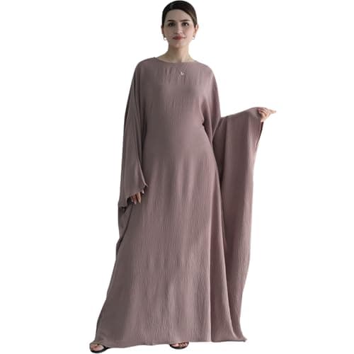 Lenmipot Women's Modern Muslim Abaya Dressdzić
