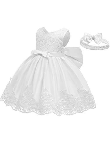 Mallimoda Girl's Lace Tulle Flower Wedding Dress