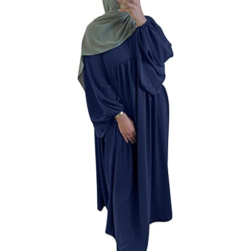 IMEKIS Women Muslim Abaya Maxi Dress