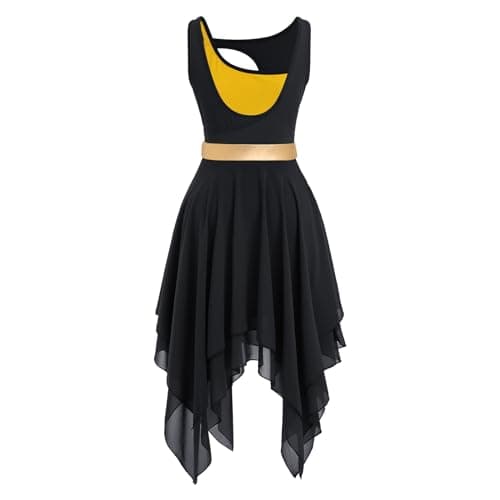 Lyrical Dance Costumes for Women: Sleeveless Mesh Tulle Maxi Dress