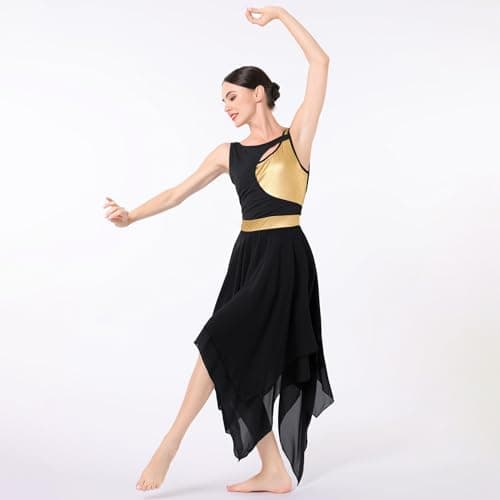 Lyrical Dance Costumes for Women: Sleeveless Mesh Tulle Maxi Dress