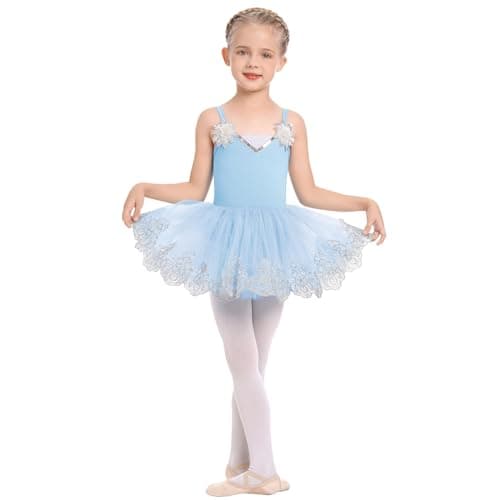 AFAVOM Sequin Ballet Camisole Dress for Toddler Girls