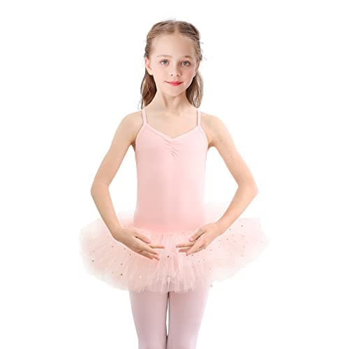 Biezoner Cotton Ballet Tutu Dress for Girls (Toddler-Little Kid-Big Kid)
