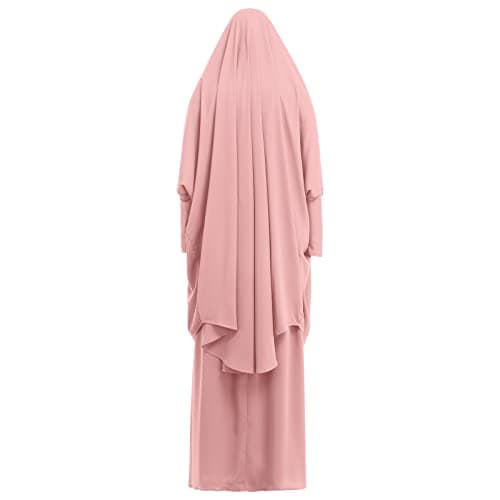 IBTOM CASTLE Women's Muslim Hijab Prayer Dress Maxi Cardi Robe