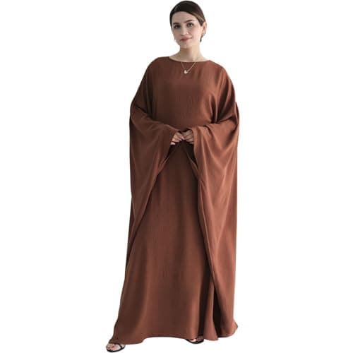Lenmipot Women's Modern Muslim Abaya Dressdzić