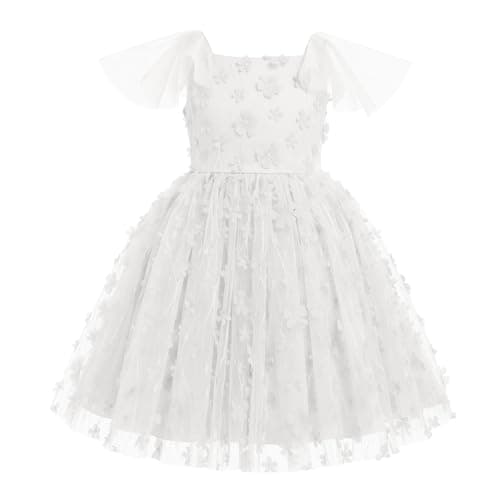 Girl's 3D Flower Princess Tutu Dress