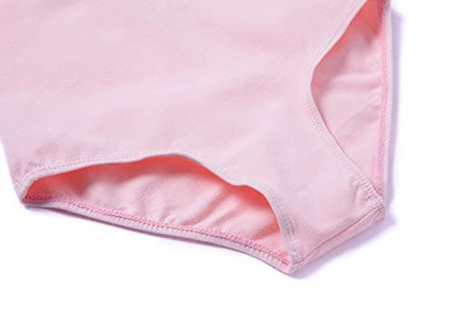 MdnMd Girls' Dance Leotard - Sleeveless Tank Mesh Cross Front