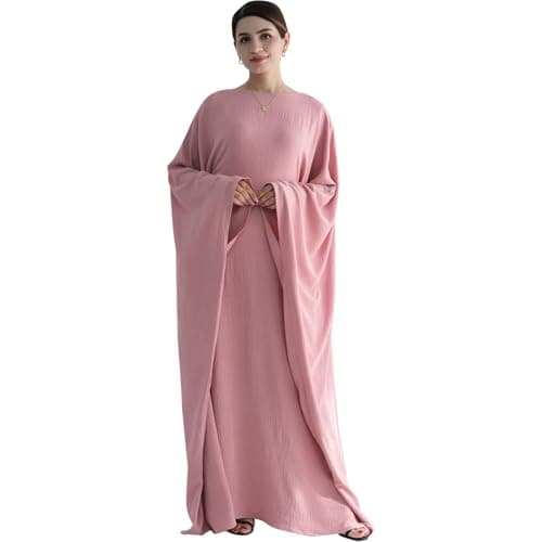 Lenmipot Women's Modern Muslim Abaya Dressdzić