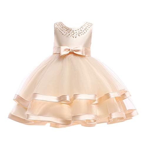 COMISARA 6M-9T Kids Pageant Flower Girl Dress for Weddings Party