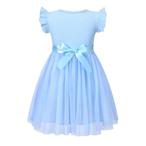 HILEELANG Little Flower Girl Tutu Dress for Easter & Birthday PARTIES