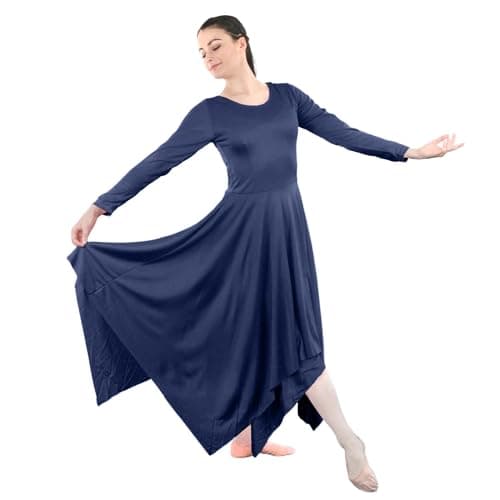 Danzcue Women's Long Sleeve Dance Dress for Spirit Celebration
