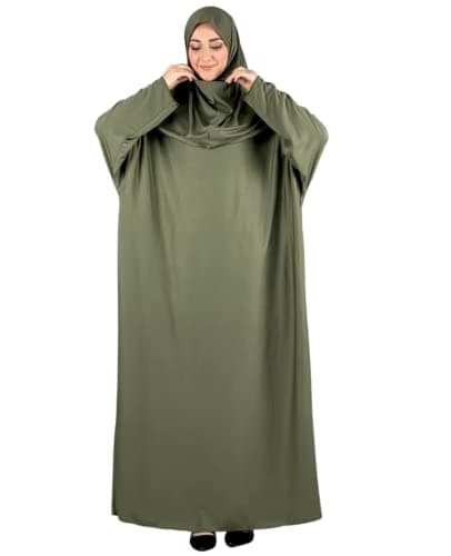 Prien Women's Hijab Rug Tasbih Islamic Prayer Dress for Eid Ramadan