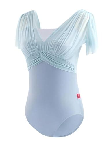 Daydance Green Lyrical Ballet Leotards for Women & Teen Girls