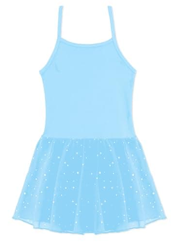 Nude Toddler Ballet Leotard and Skirt for Girls 2-10 Years