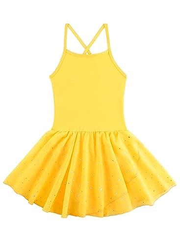 Nude Toddler Ballet Leotard and Skirt for Girls 2-10 Years