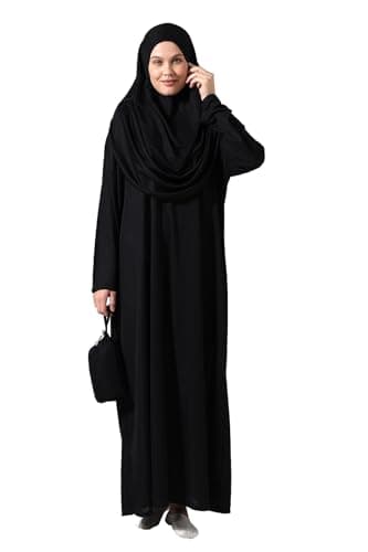 ihvan Online Muslim Women's Prayer Dress, Hijab Abaya Gift for Eid Ramadan