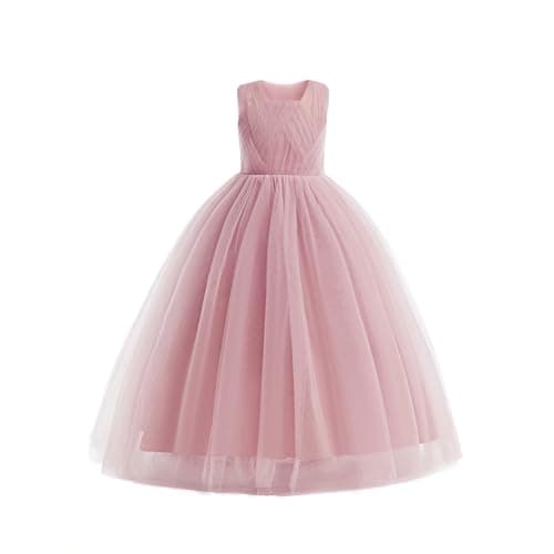 DPKM Formal Wedding Dress for Flower Girls Tulle Party Bridesmaids