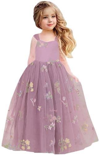 2Bunnies Girl Enchanted Floral Lace A-Line Garden Party Dress