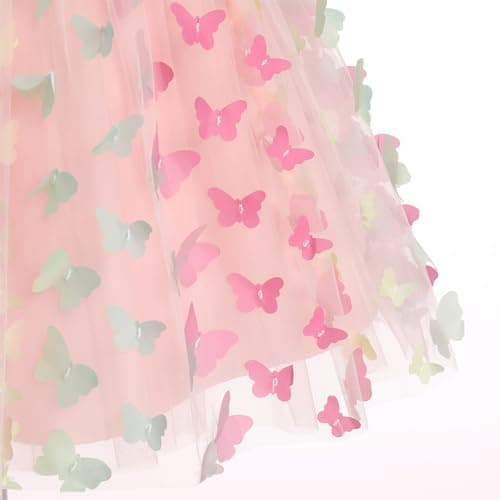 Girls' Butterfly Tulle Dress for Special Occasions