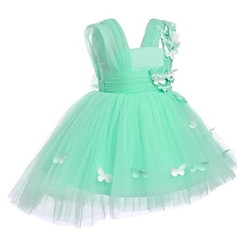 IDOPIP High-Low Tutu Dress for Toddler Princess Birthday Party