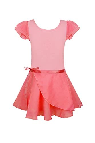 EQSJIU Removable Skirt Ballet Leotard Dance Outfit for Girls 2-12 Years