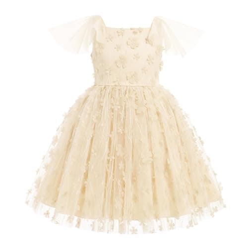 Girl's 3D Flower Princess Tutu Dress