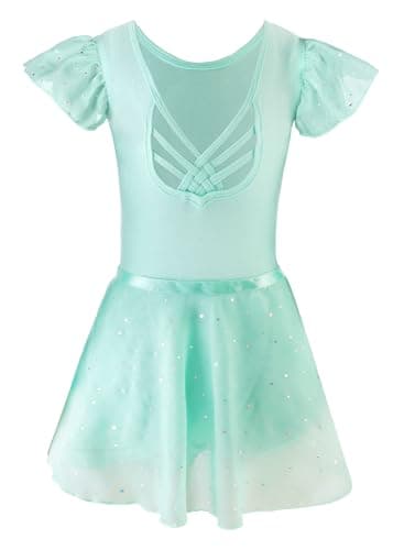 EQSJIU Removable Skirt Ballet Leotard Dance Outfit for Girls 2-12 Years