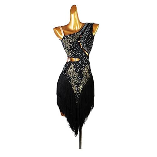Professional Women's Fringe Latin Dance Dresses for Cha Cha, Tango, Ballroom Competitions