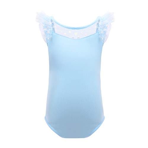Girls' Ballet Leotard with Tutu Skirt and Bow - Classic Training Outfit