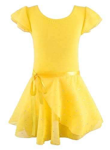 EQSJIU Removable Skirt Ballet Leotard Dance Outfit for Girls 2-12 Years