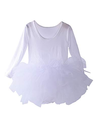 Tutu.kk Girls' 4-Layer Ballet Tutu Leotard (12 Months - 7 Years)