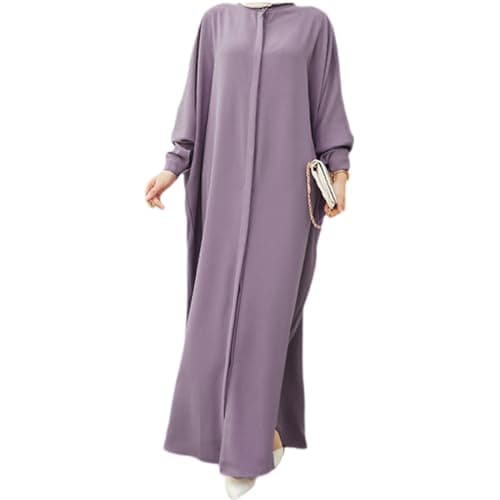 FYMNSI Modest Maxi Abaya Robe for Women Islamic Dress