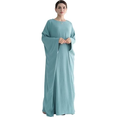 Lenmipot Women's Modern Muslim Abaya Dressdzić
